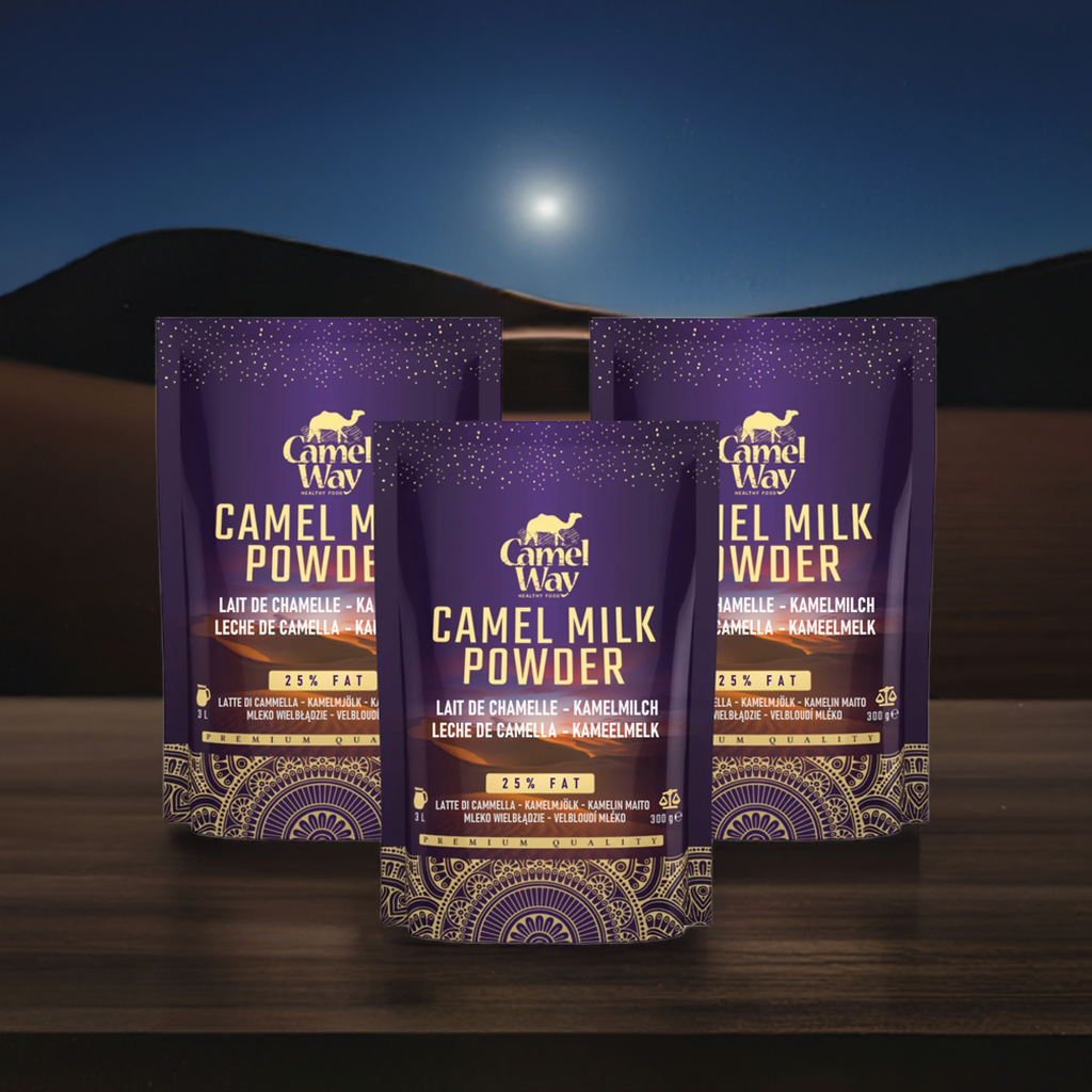 Kamelmilch Pulver 3x300g (Gesamt 900g) | Familienpackung