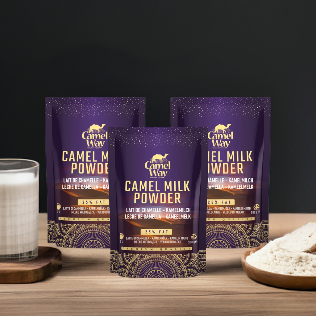 Kamelmilch Pulver 3x300g (Gesamt 900g) | Familienpackung