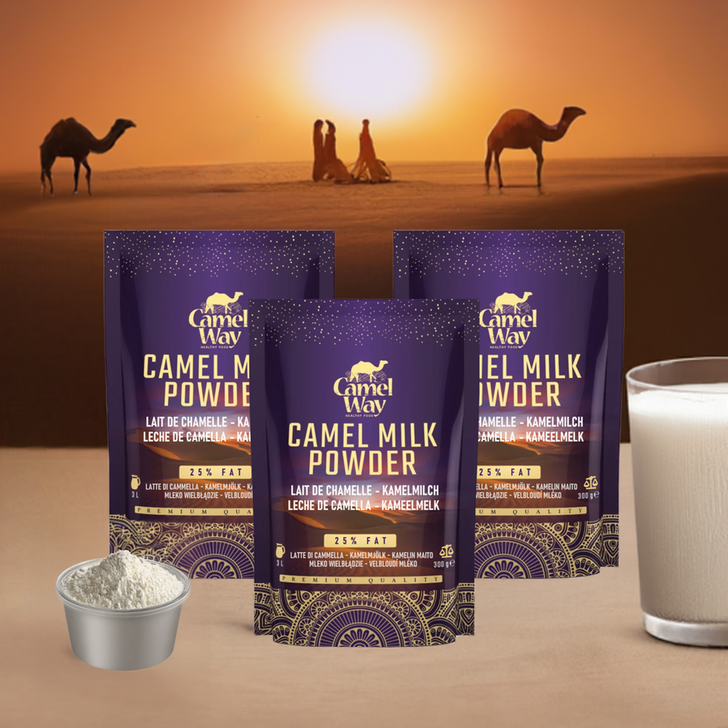 Kamelmilch Pulver 3x300g (Gesamt 900g) | Familienpackung