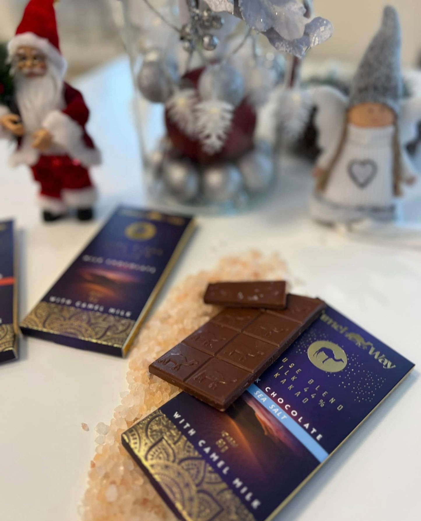 Handmade Camel Milk Chocolate with Sea Salt | 44% Cocoa